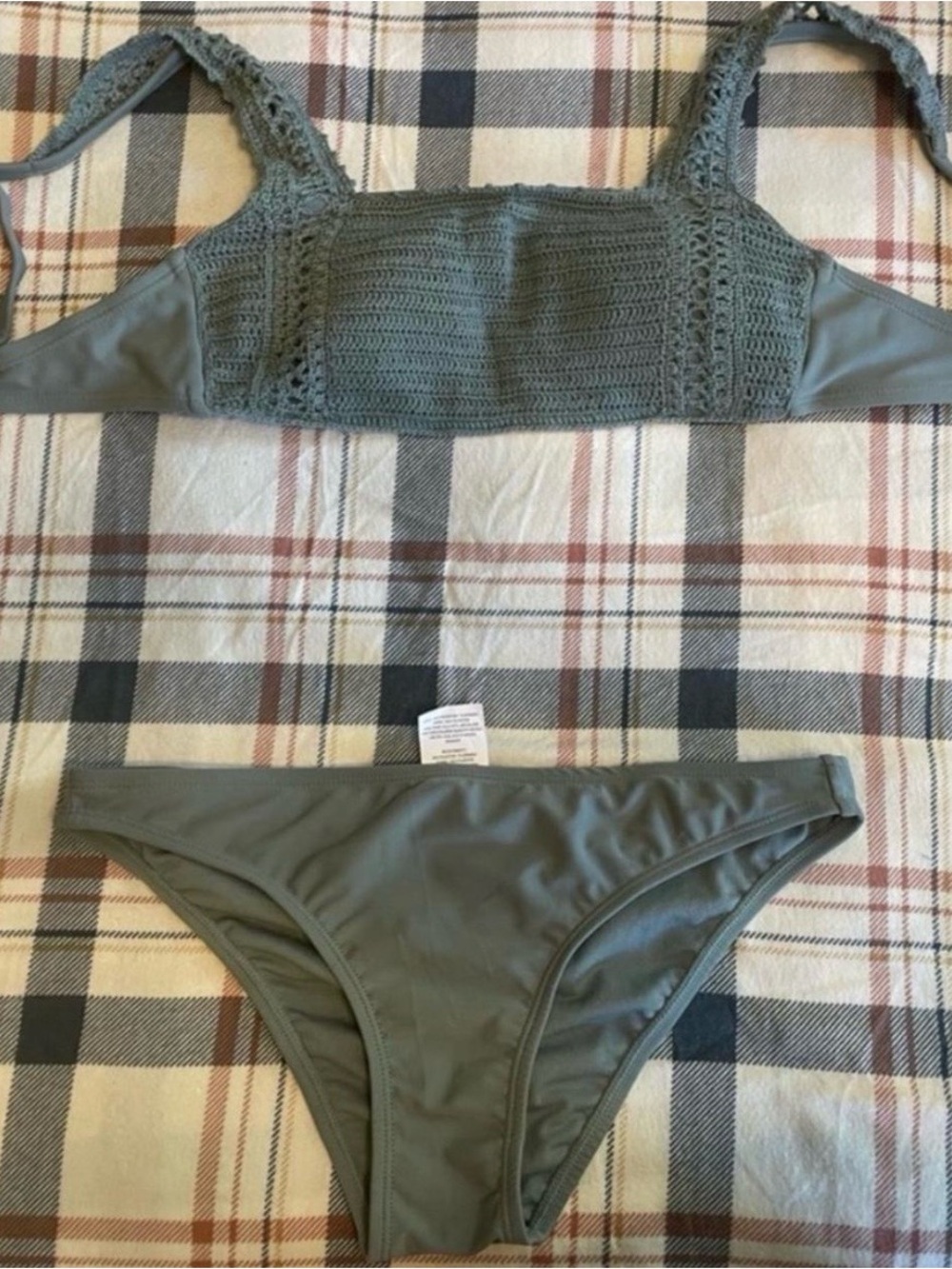 Hula Honey Soft Sage Green Bikini Bottoms